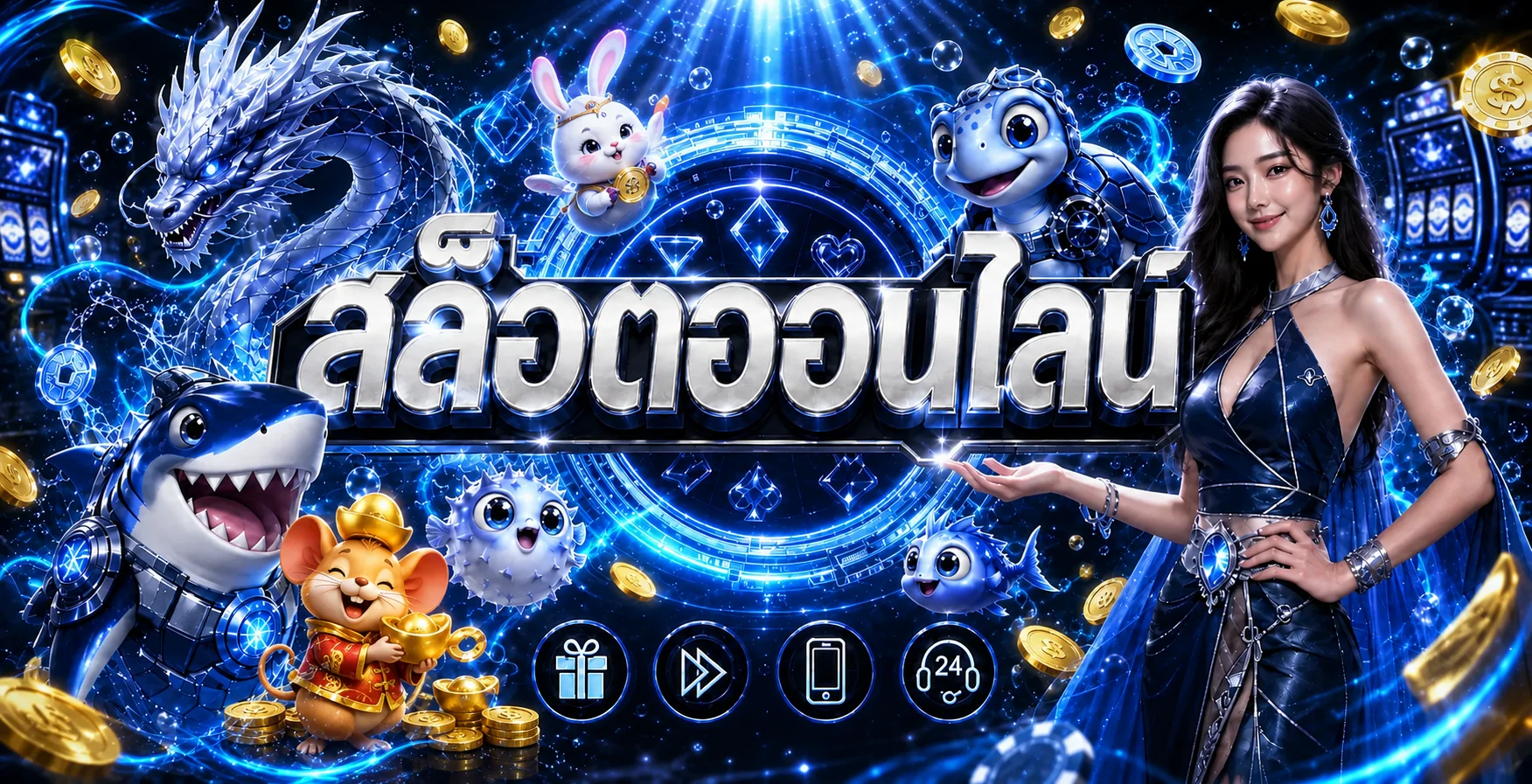 ภาพรวมสล็อตออนไลน์ PUNSLOT888 พร้อมตัวละครเกม